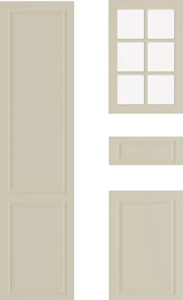 Acacia Cabinet Door: Warm Greige Classic Framed Design Guide