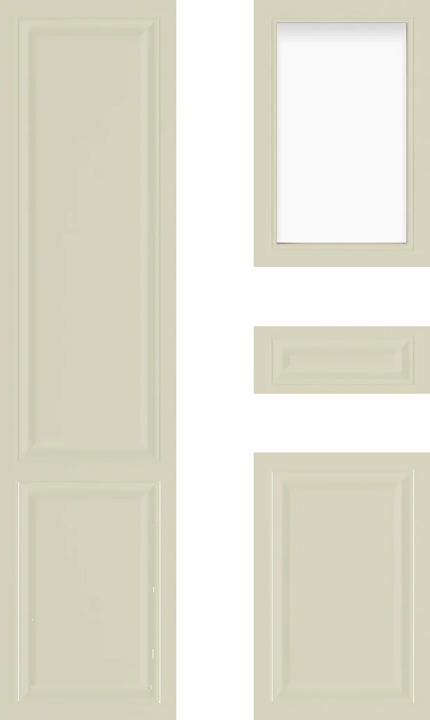 Avalon Cabinet Door: Antique Ivory Heritage Framed Design Guide