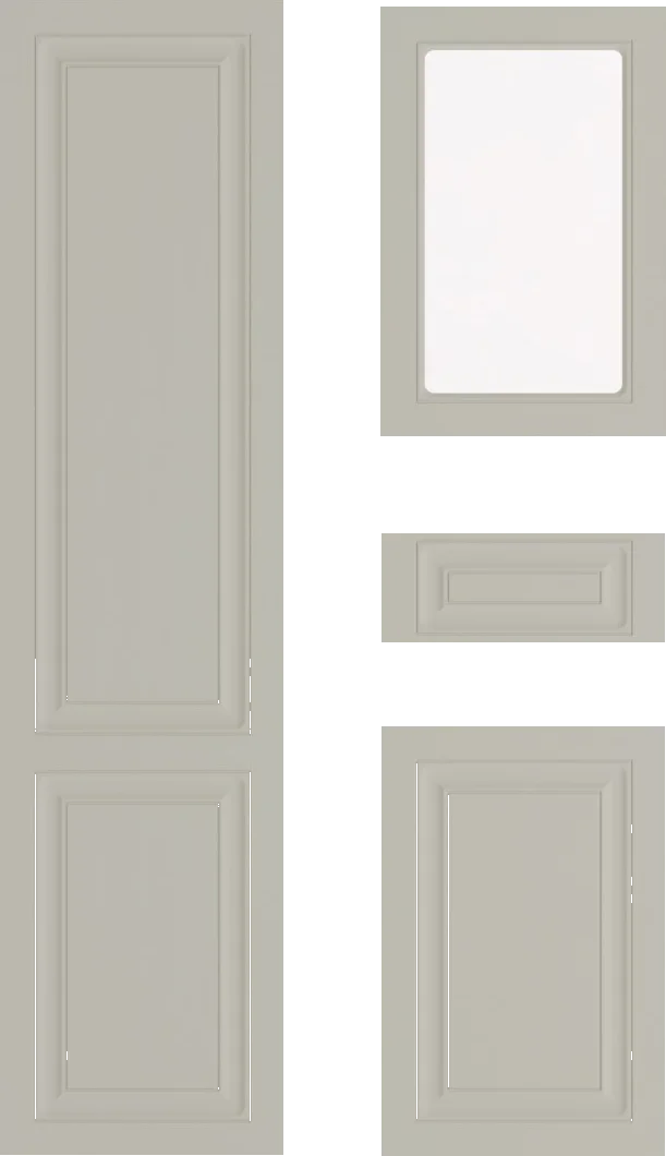Azelia Cabinet Door: Sage Grey Classic Framed Design Guide