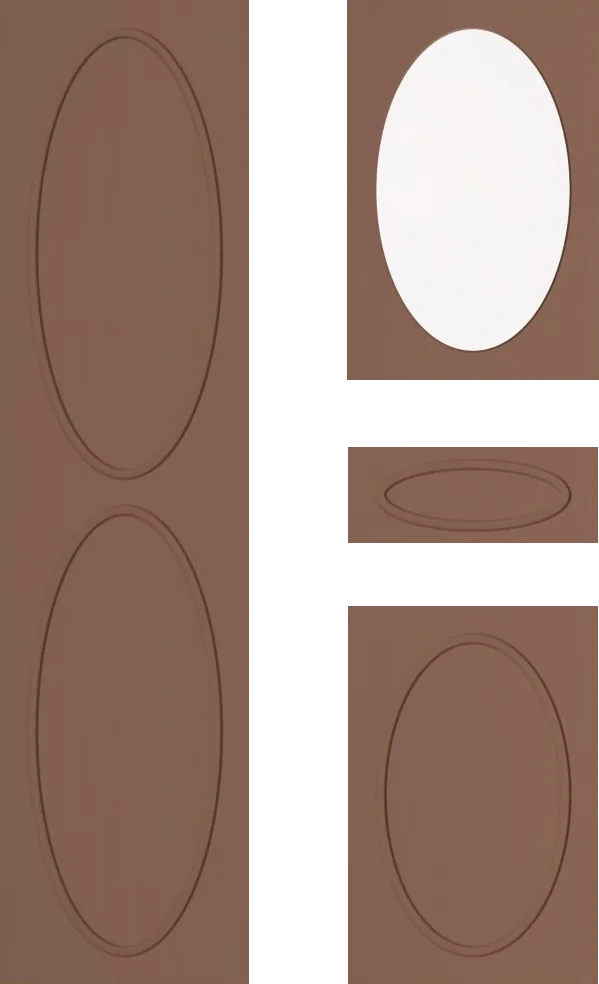 Camellia Cabinet Door: Terracotta Classic Framed Design Guide