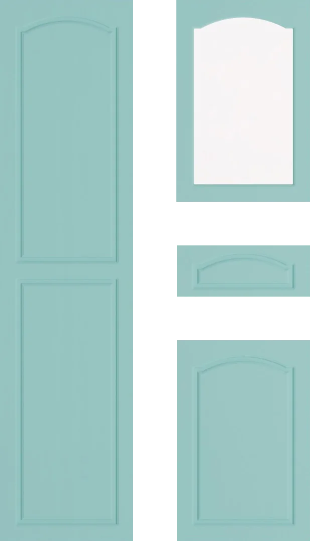 Crocus Cabinet Door: Aqua Classic Framed Design Guide