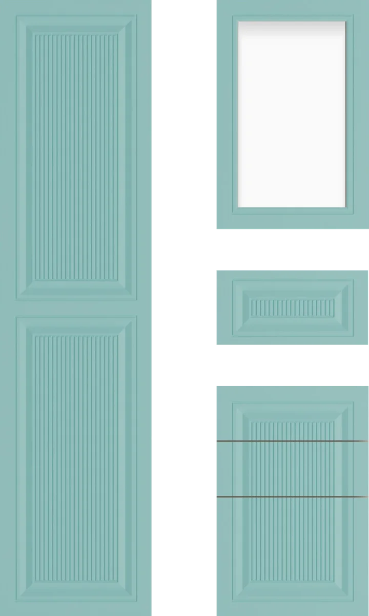 Dynasty Cabinet Door: Fresh Mint Textured Design Guide