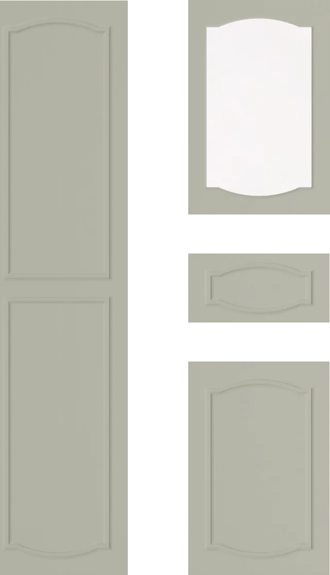 Ivy Cabinet Door: Sage Green Classic Framed Design Guide