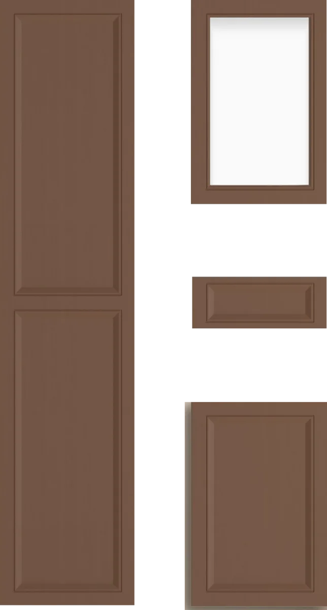 Luna Cabinet Door: Chestnut Textured Design Guide