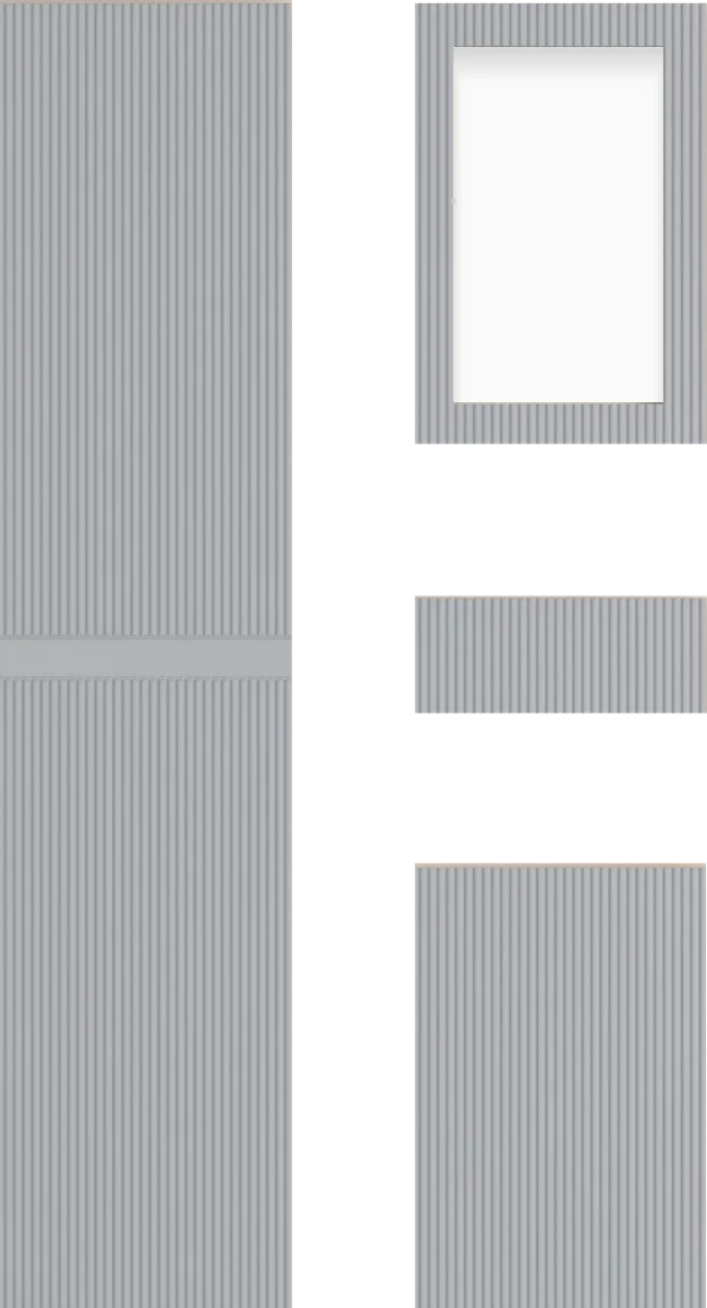Silk Cabinet Door: Blue-Grey Textured Design Guide