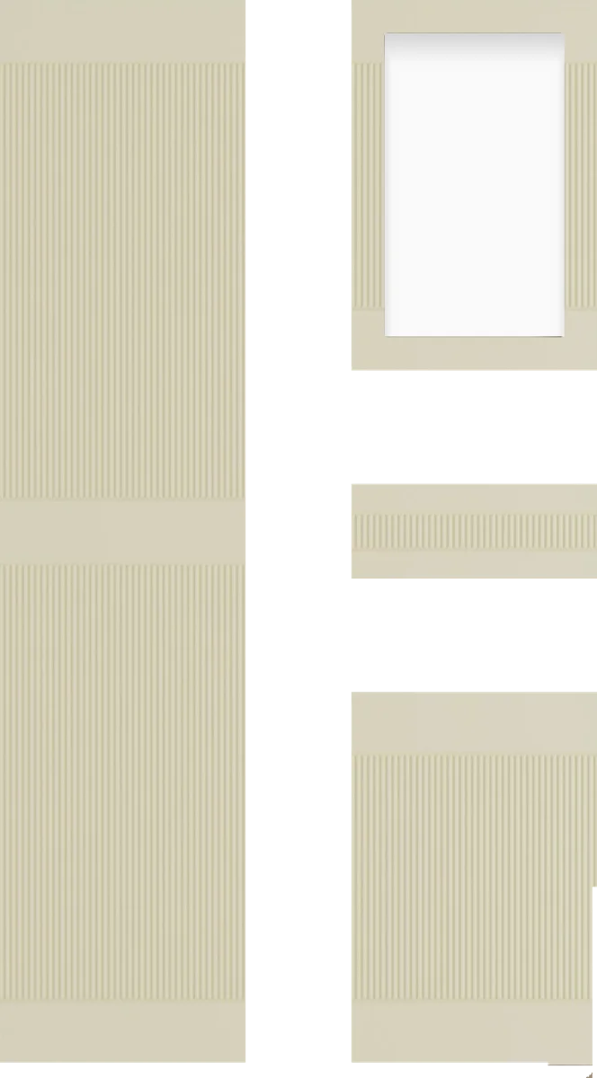 Snowdrop Cabinet Door: Ivory Textured Design Guide