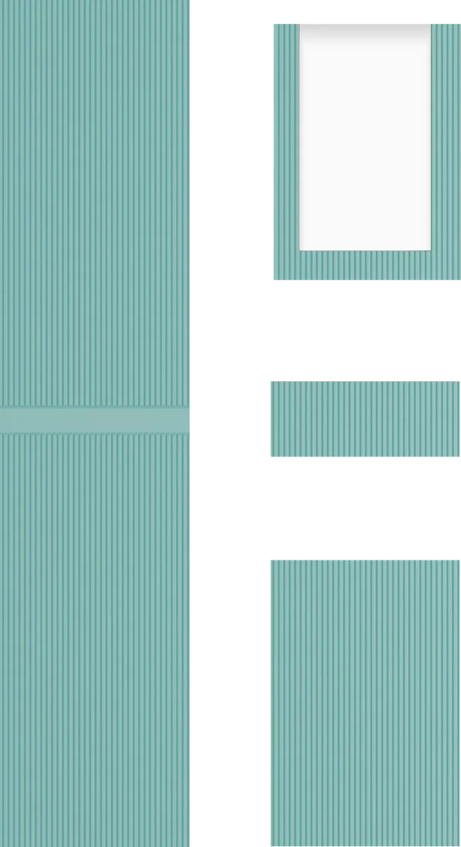 Tigris Cabinet Door: Turquoise Textured Design Guide