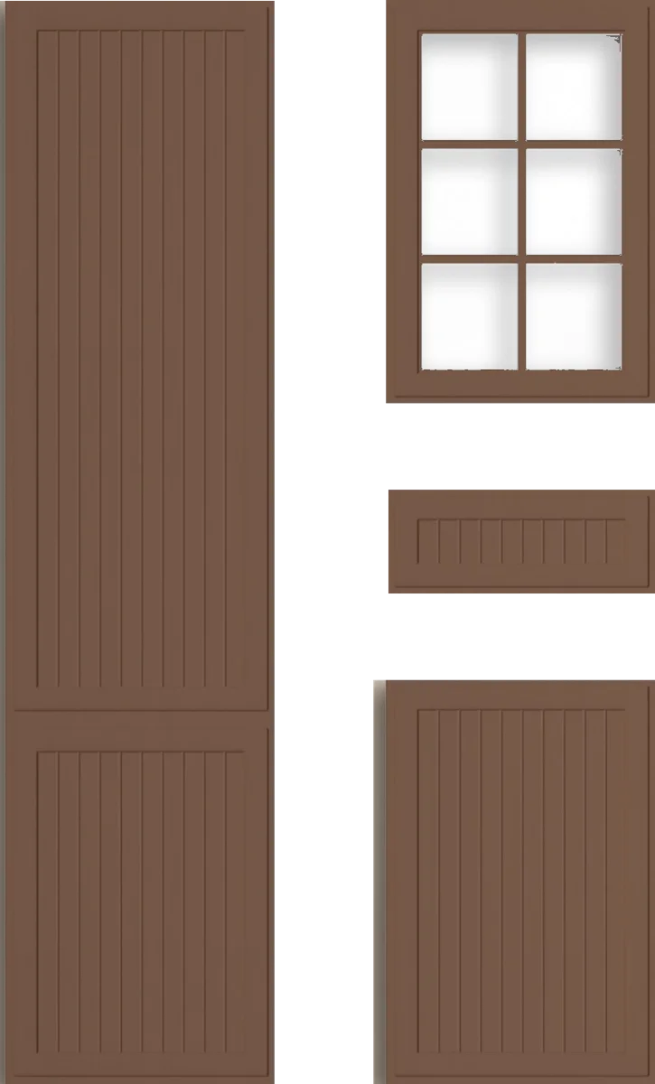 Walden Cabinet Door: Walnut Brown Textured Design Guide
